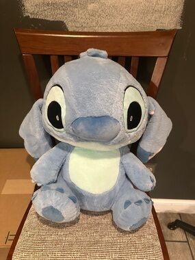 Blue Plush Stitch-Style Stuffed Animal - Soft Kids Toy